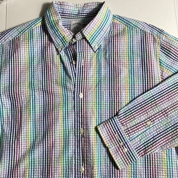 Brooks Brothers Other - Brooks Brothers, men’s long sleeve, shirt, size L multicolored, original polo